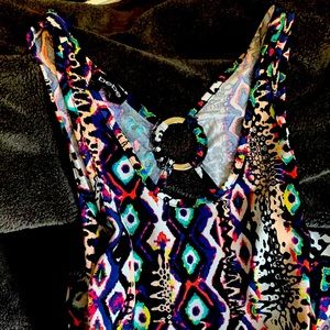 Stunning Bebe open ring back maxi